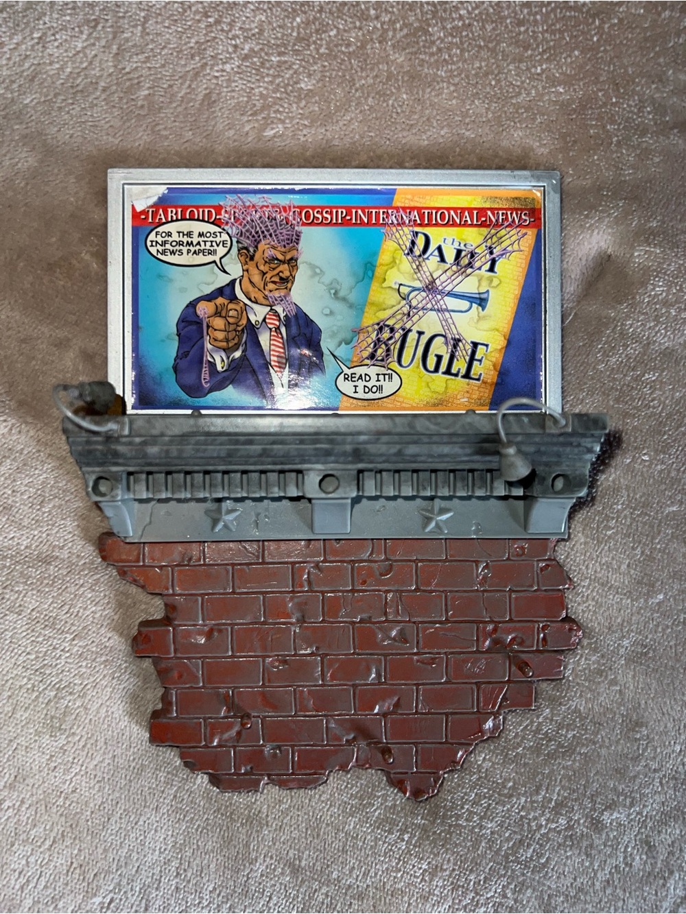 Classic Spider-Man Series Daily Bugle Base Only Ledge 2001 Marvel Ent